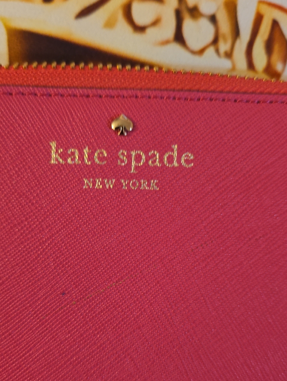 kate spade New York Pink Zip-Around Wallet  NWOT - Picture 6 of 6